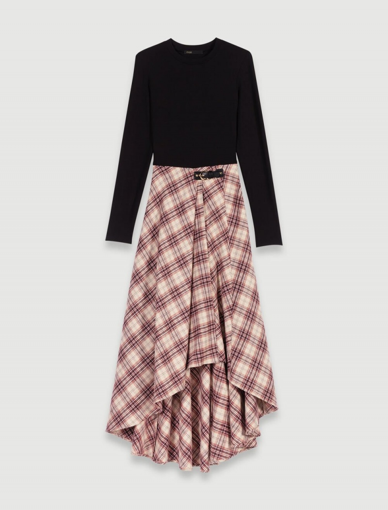 Maje Asymmetrical Flannel Beige | Norge_M99879