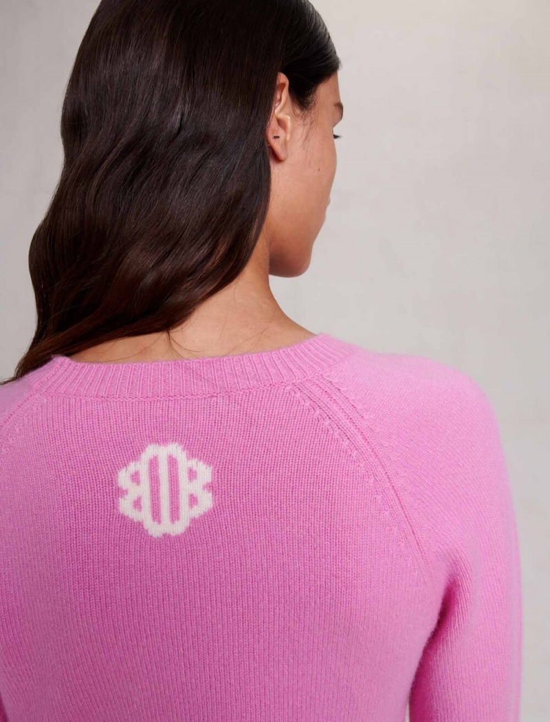 Maje Cashmere Jumper Rosa | Norge_M83350