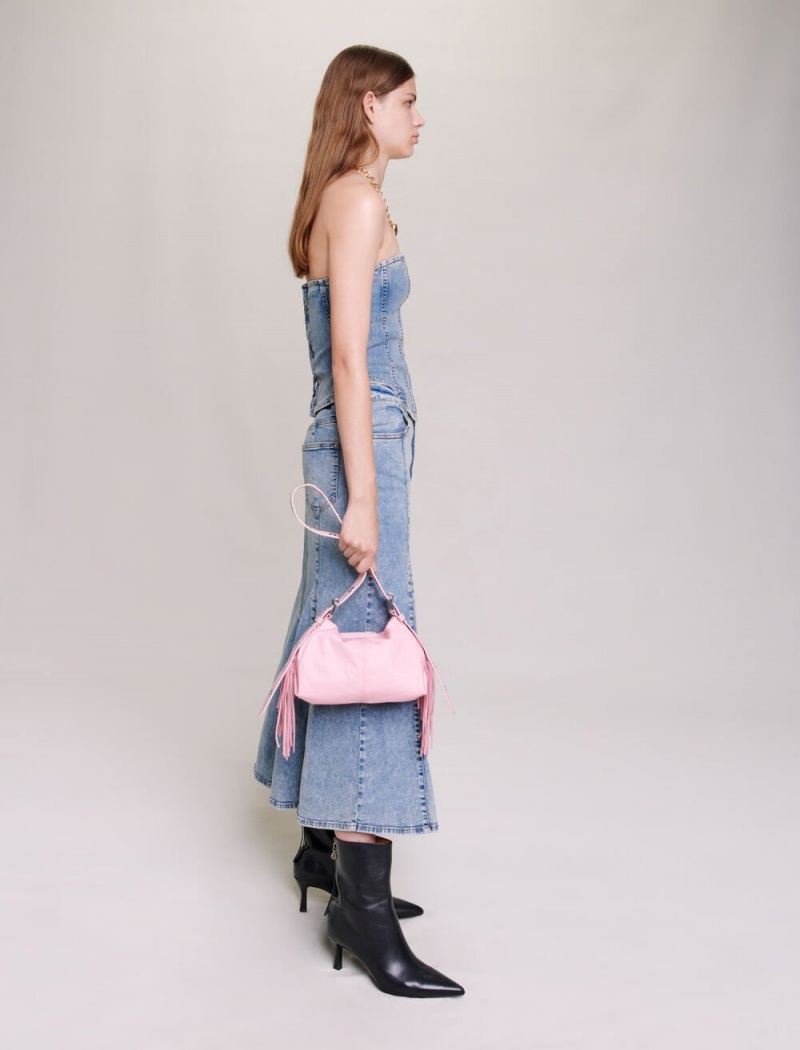 Maje Denim Bustier Blå | Norge_M78099