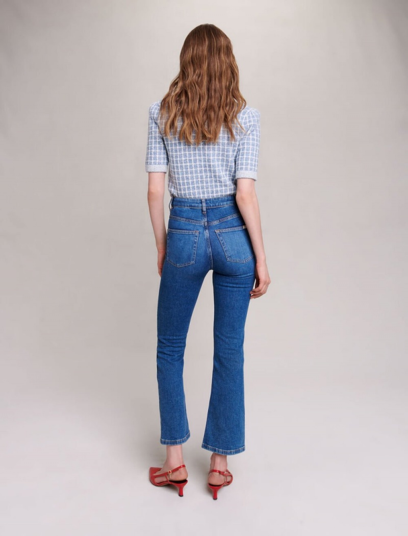 Maje Double-pocket Jeans With A Slight Flare Blå | Norge_M26748