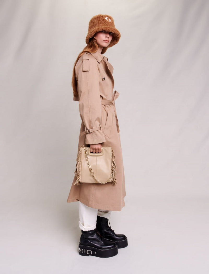 Maje Oversized Trench Beige | Norge_M36857