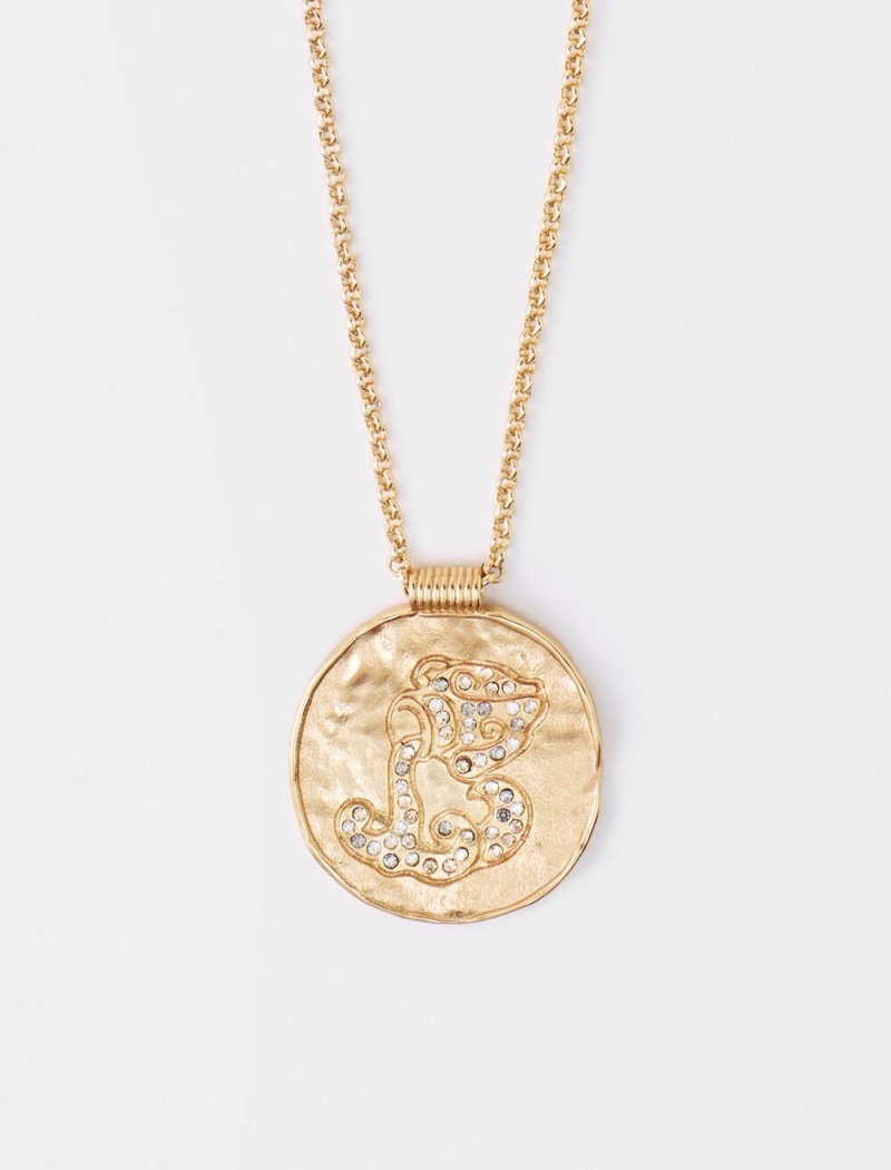 Maje Zodiac Medal Aquarius | Norge_M89083