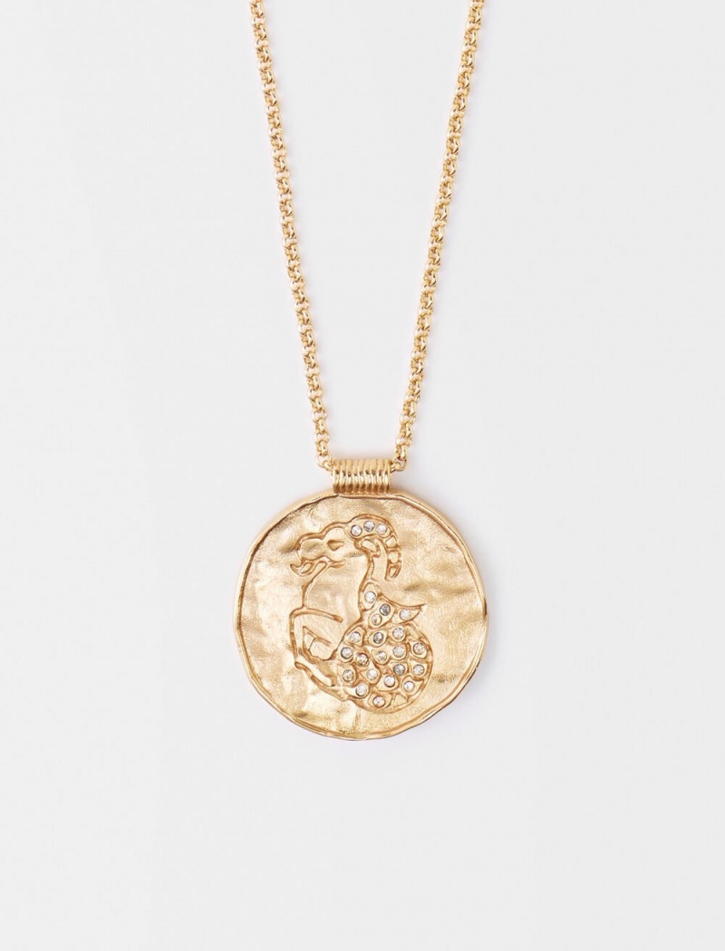 Maje Zodiac Medal Capricorn | Norge_M78753